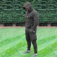 Vass Culture Fishing Cargo Joggers Black